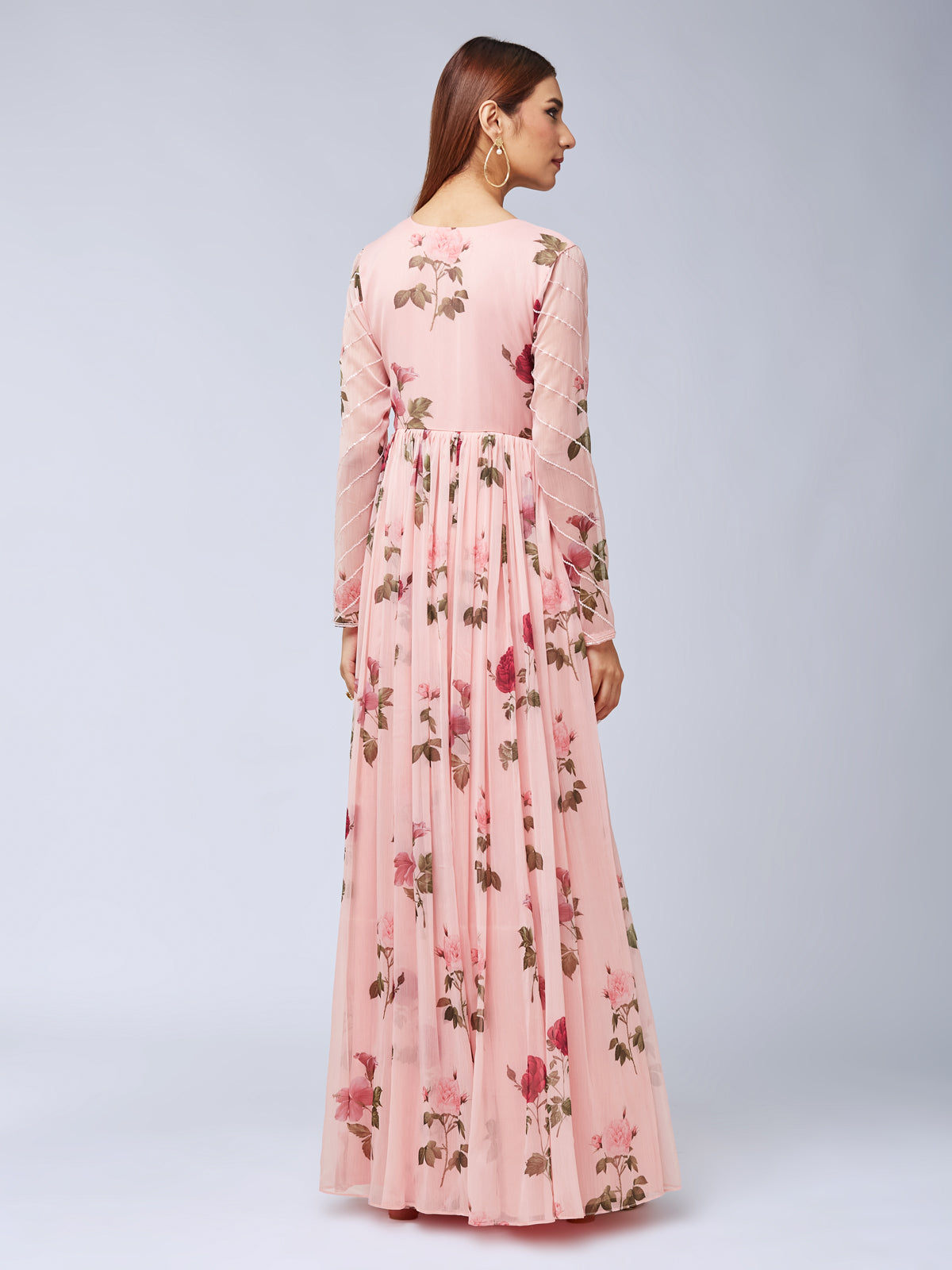 Bulbul Anarkali dress - Pink