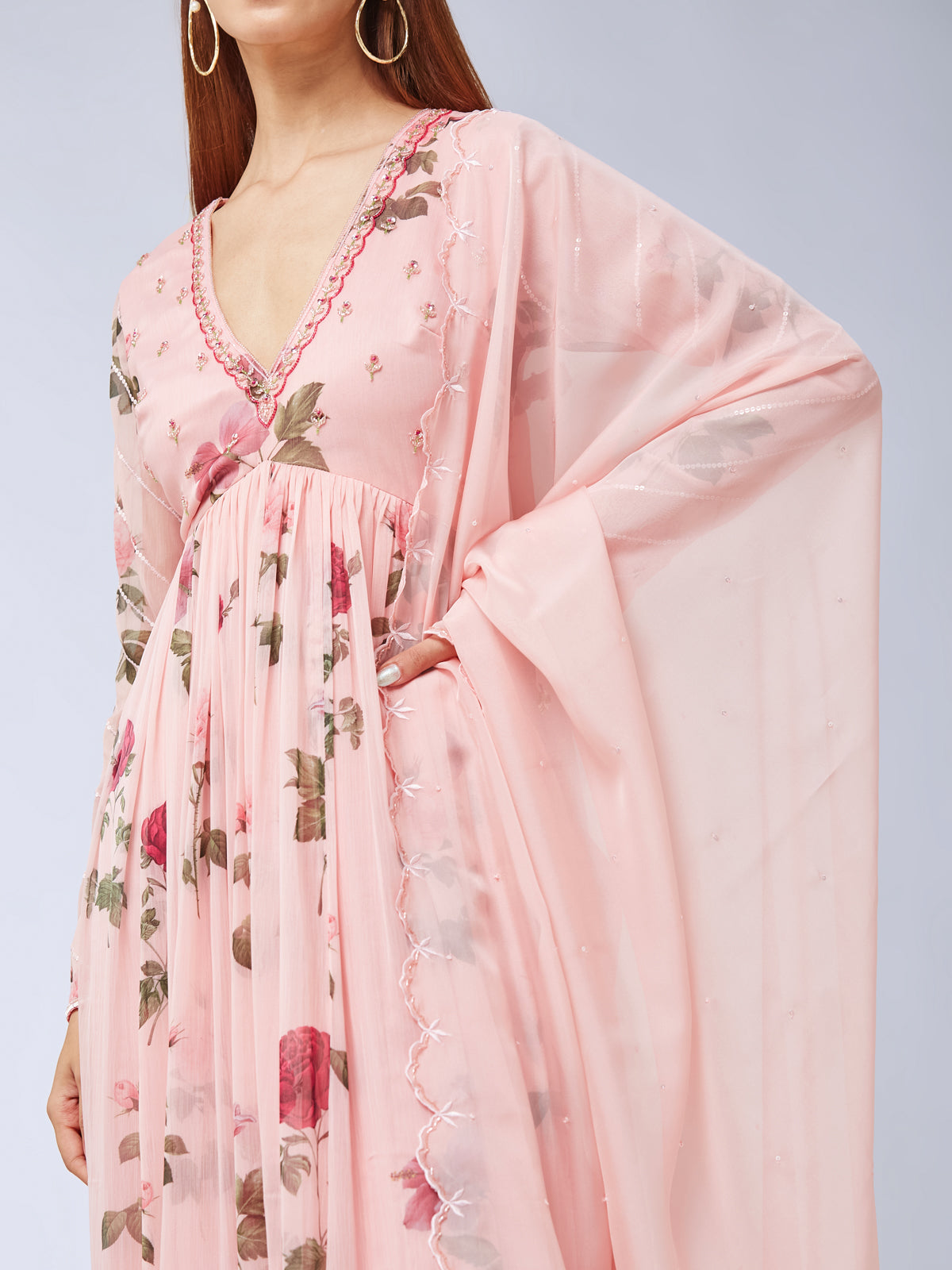 Bulbul Anarkali dress - Pink