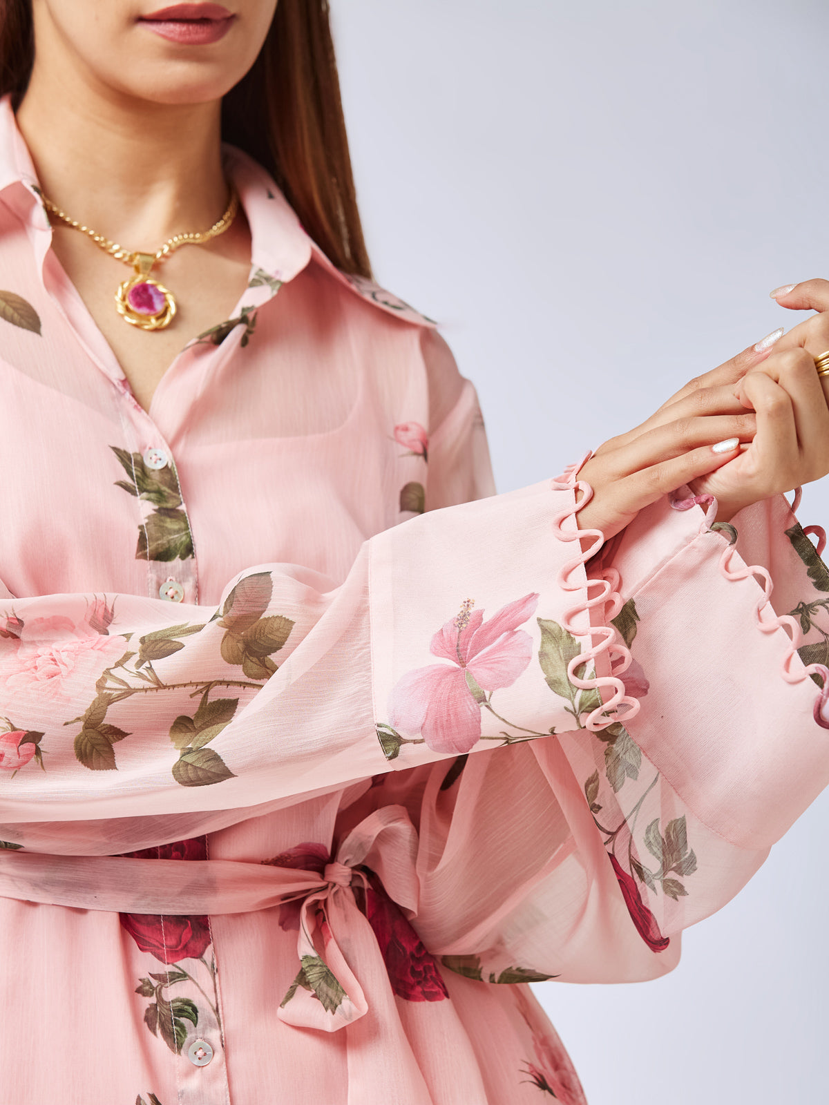 Bloom shirt dress