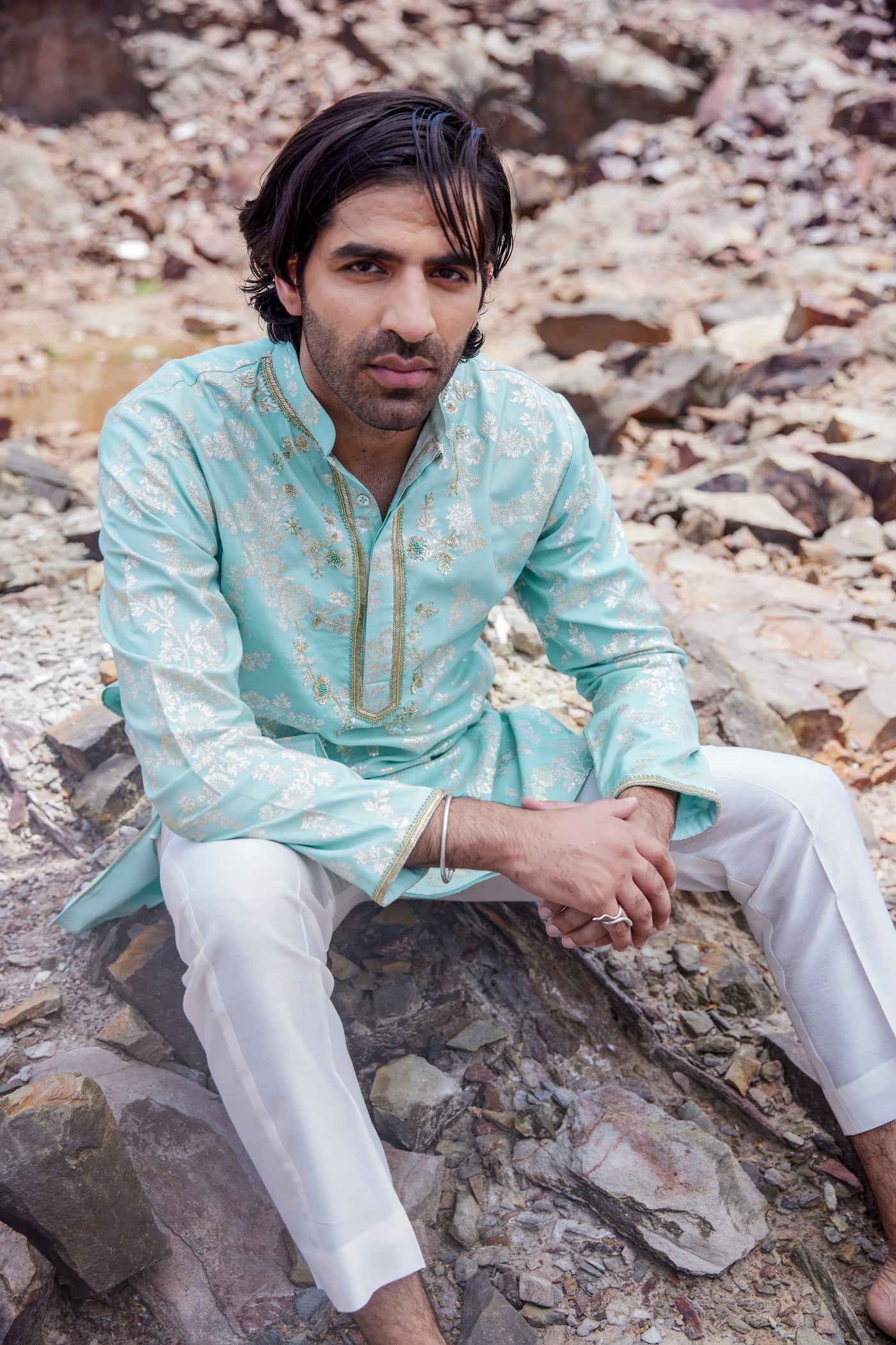Zard kurta mint