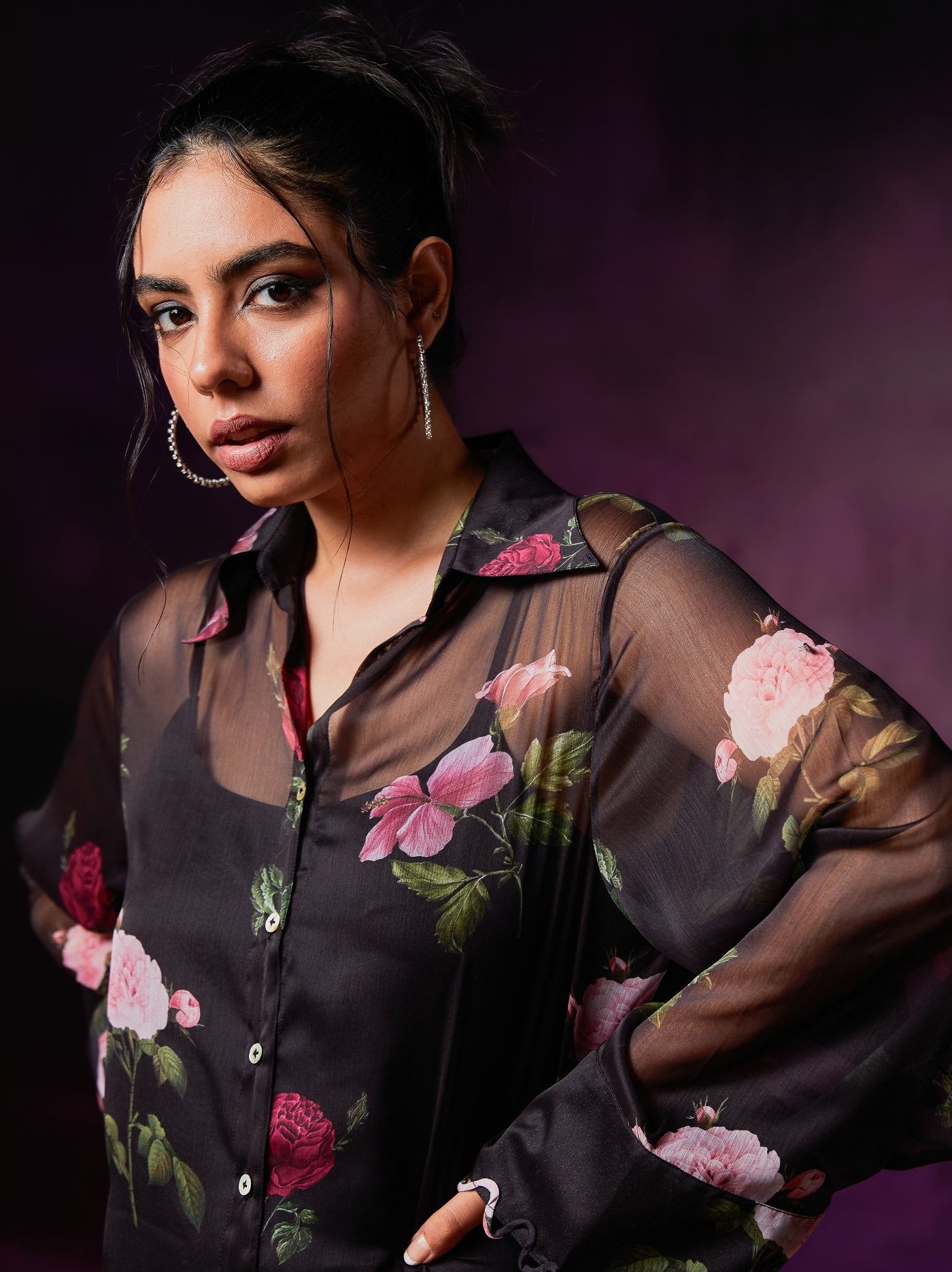 Bloom shirt dress