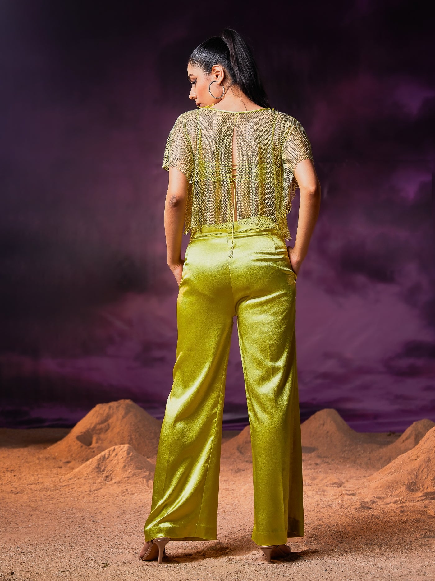 Swing pant suit