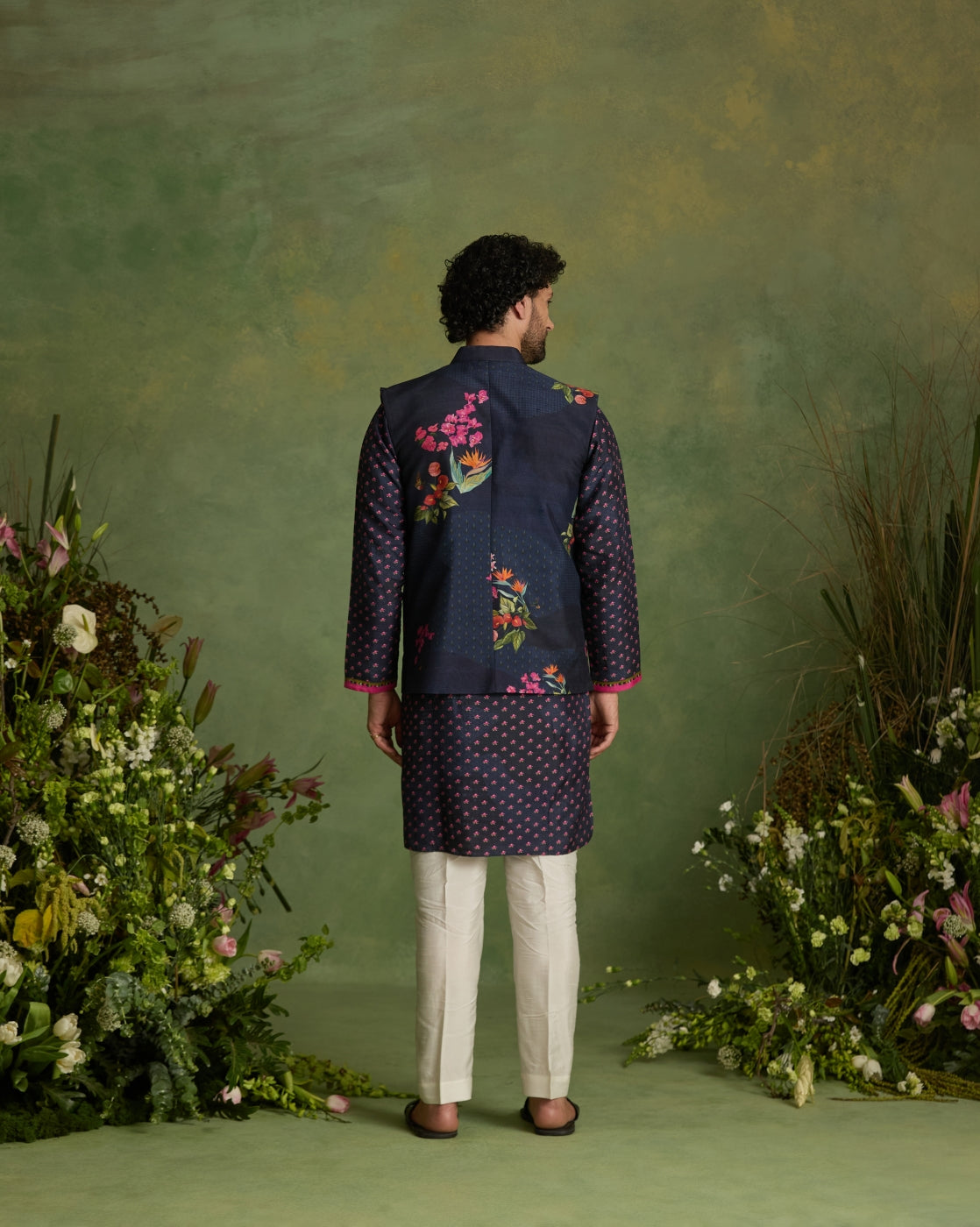Gul Jacket and kurta set
