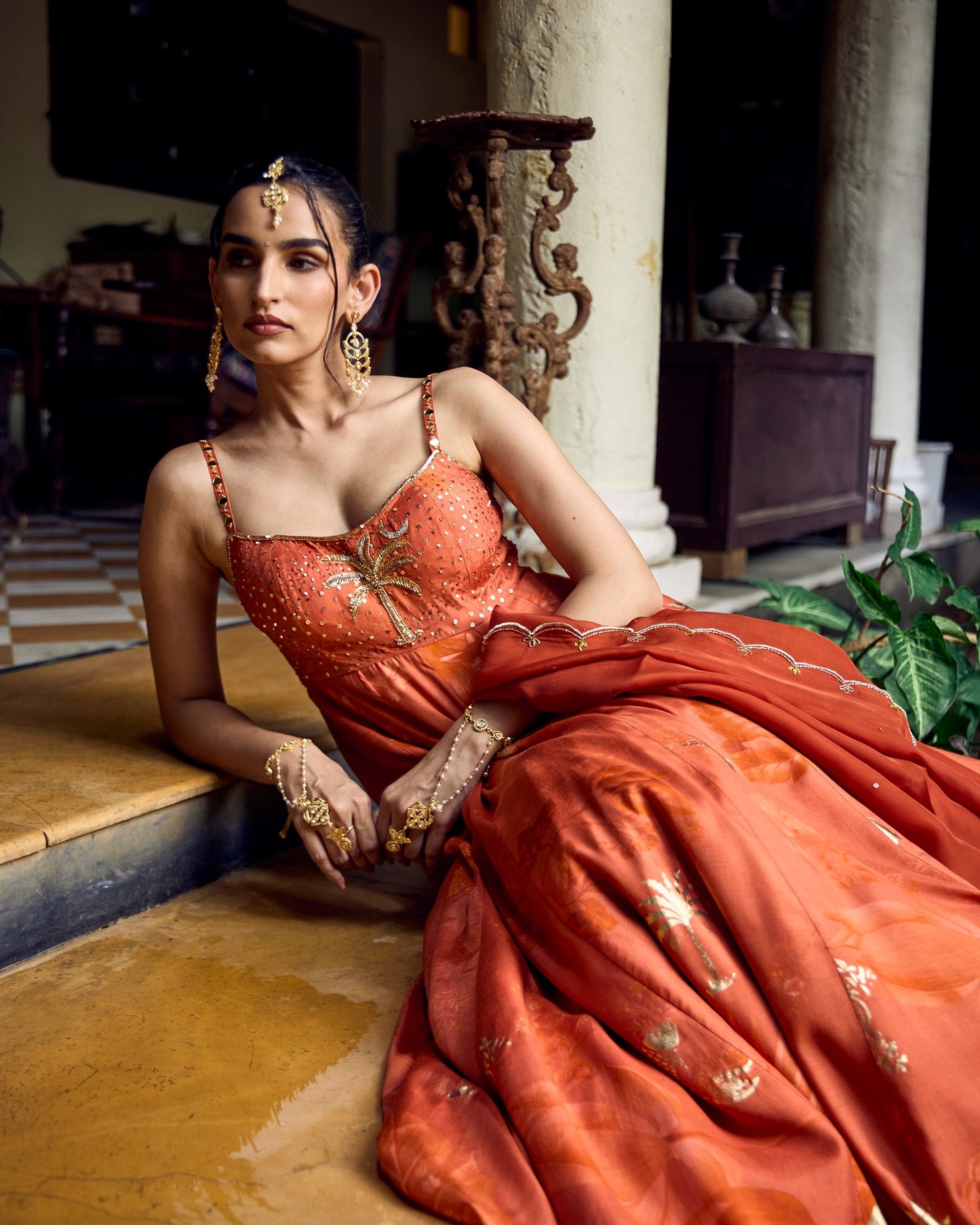 Chand Anarkali dress