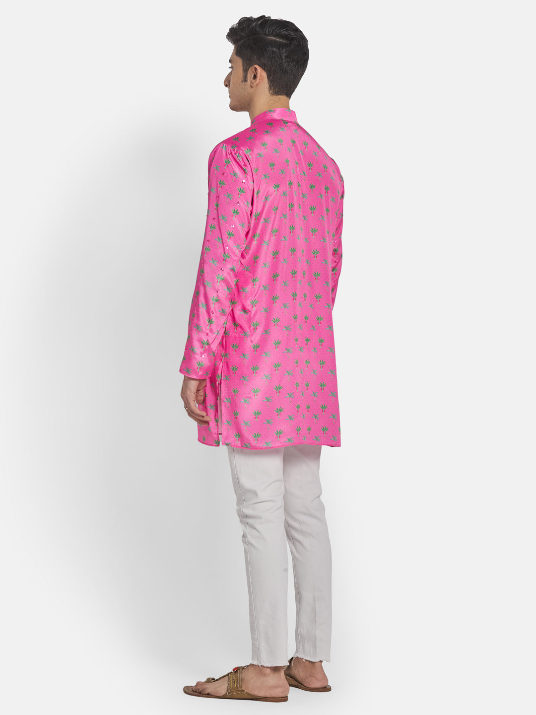 Nawab of the tropics kurta- pink
