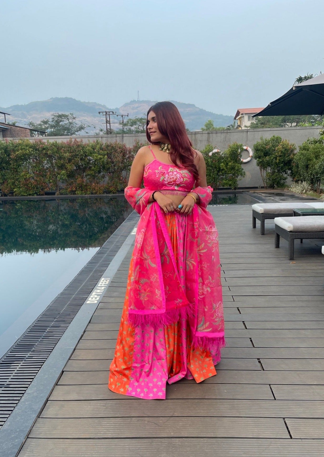 Peony Lehenga Set