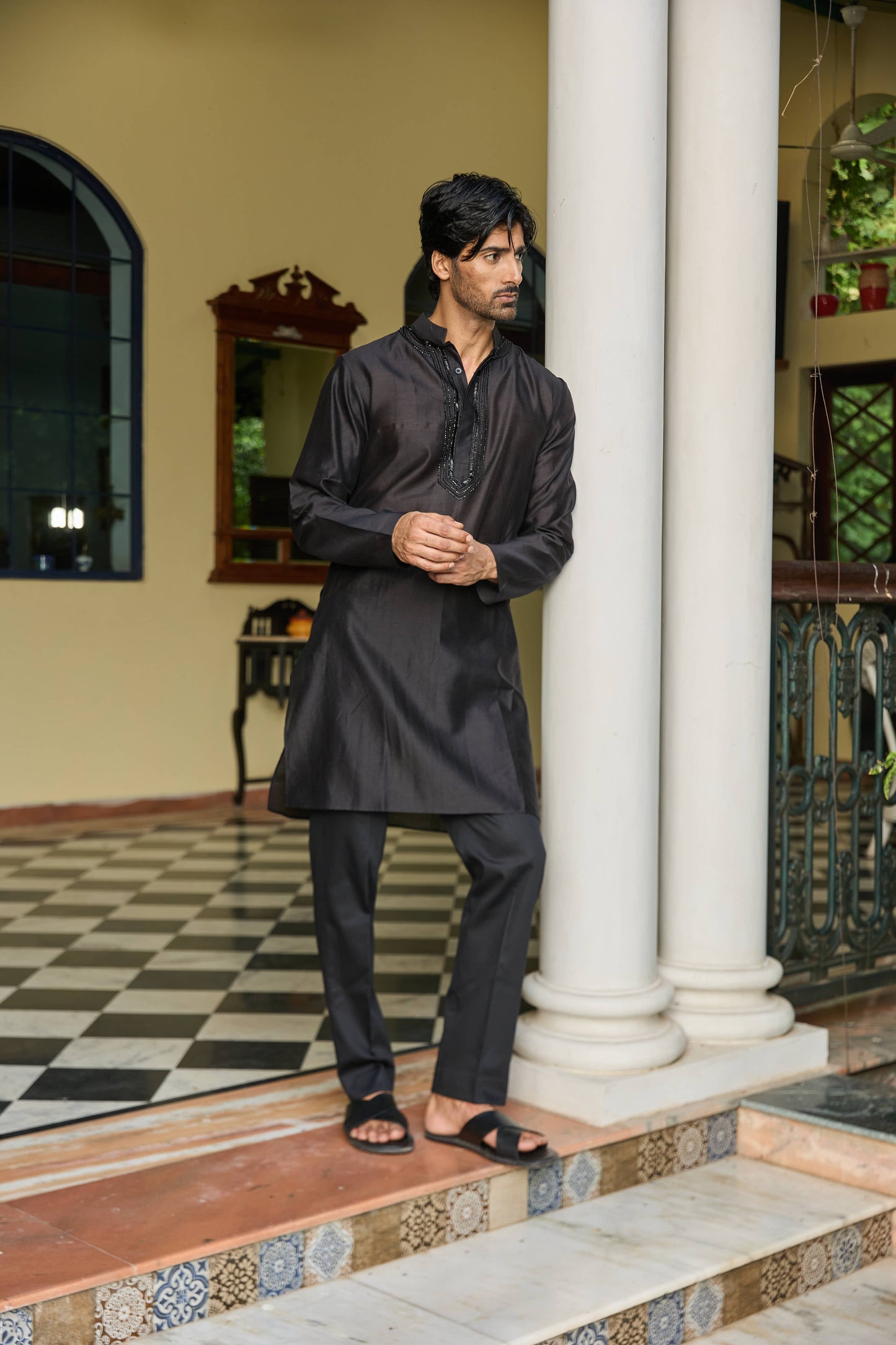 Zoravar kurta and jacket set
