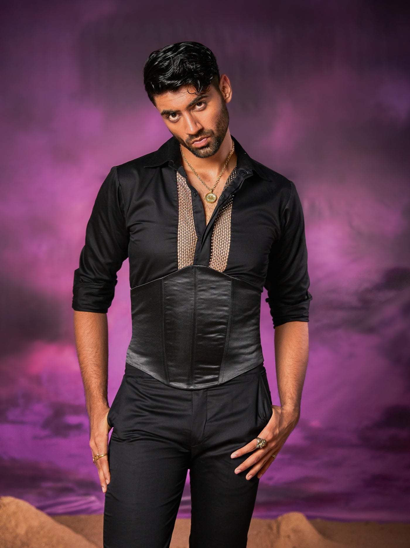 Onyx corset