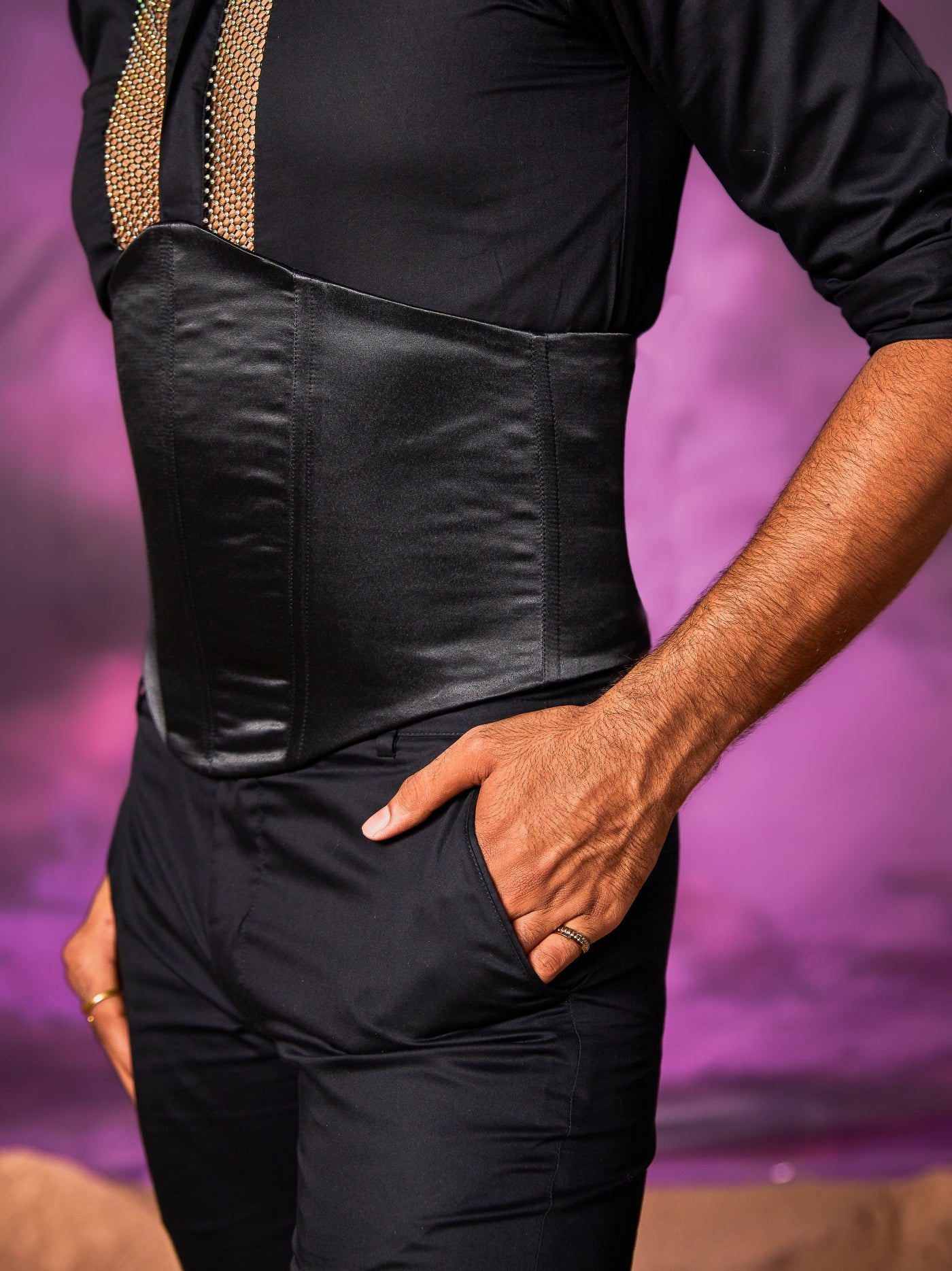 Onyx corset