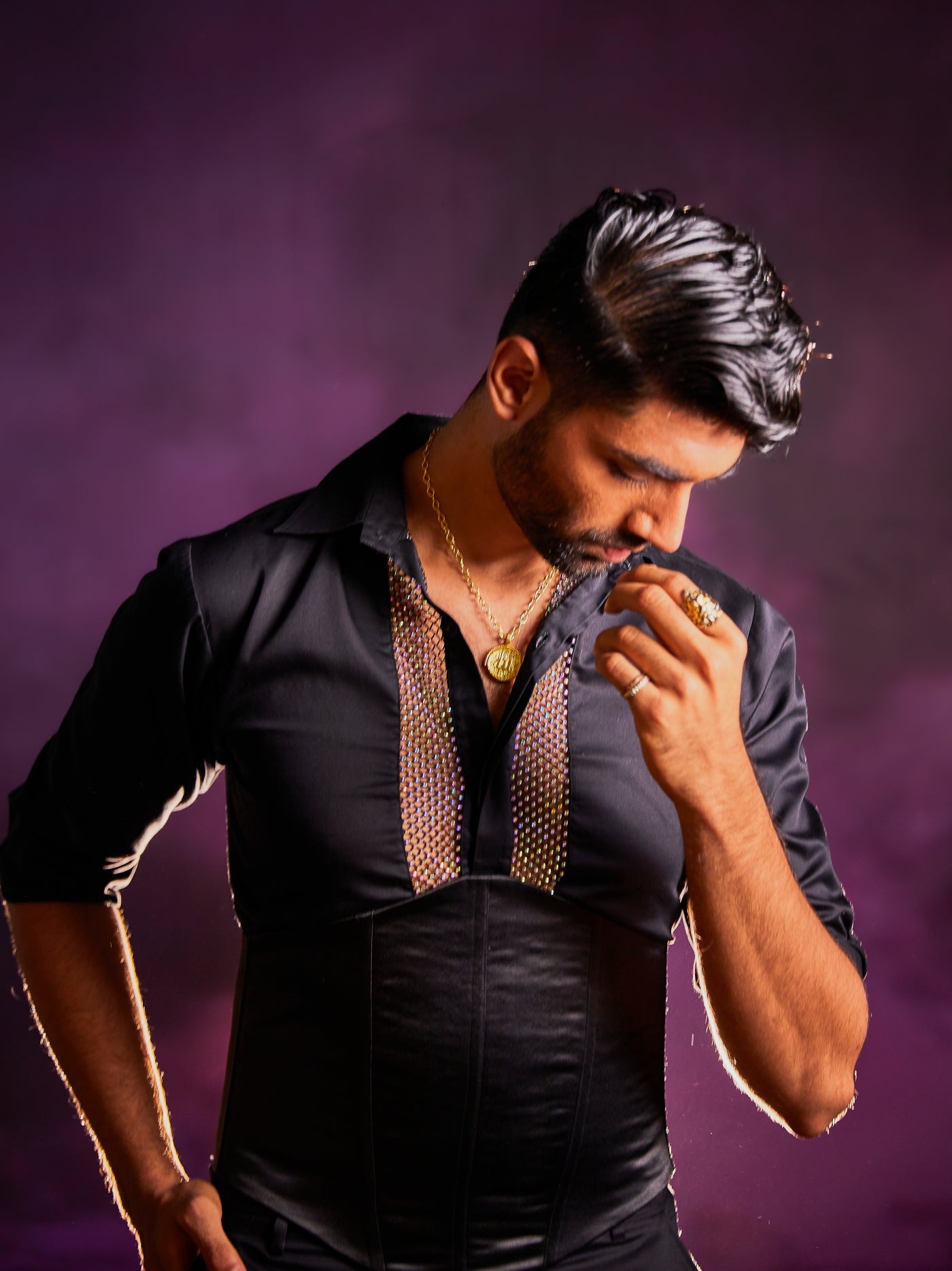 Onyx corset