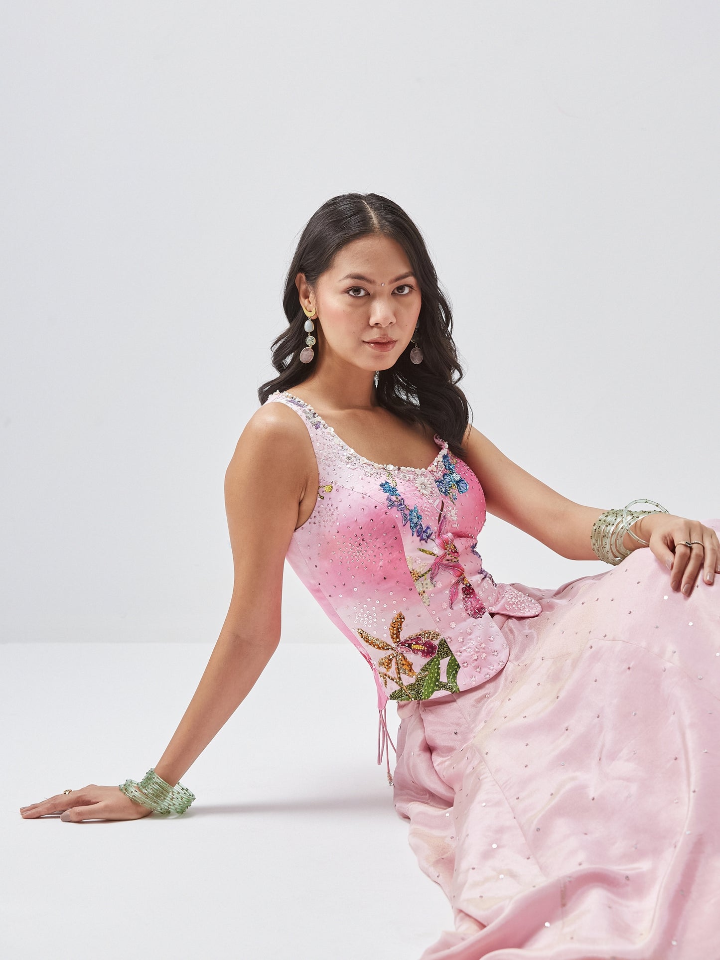 Mystica lehenga set