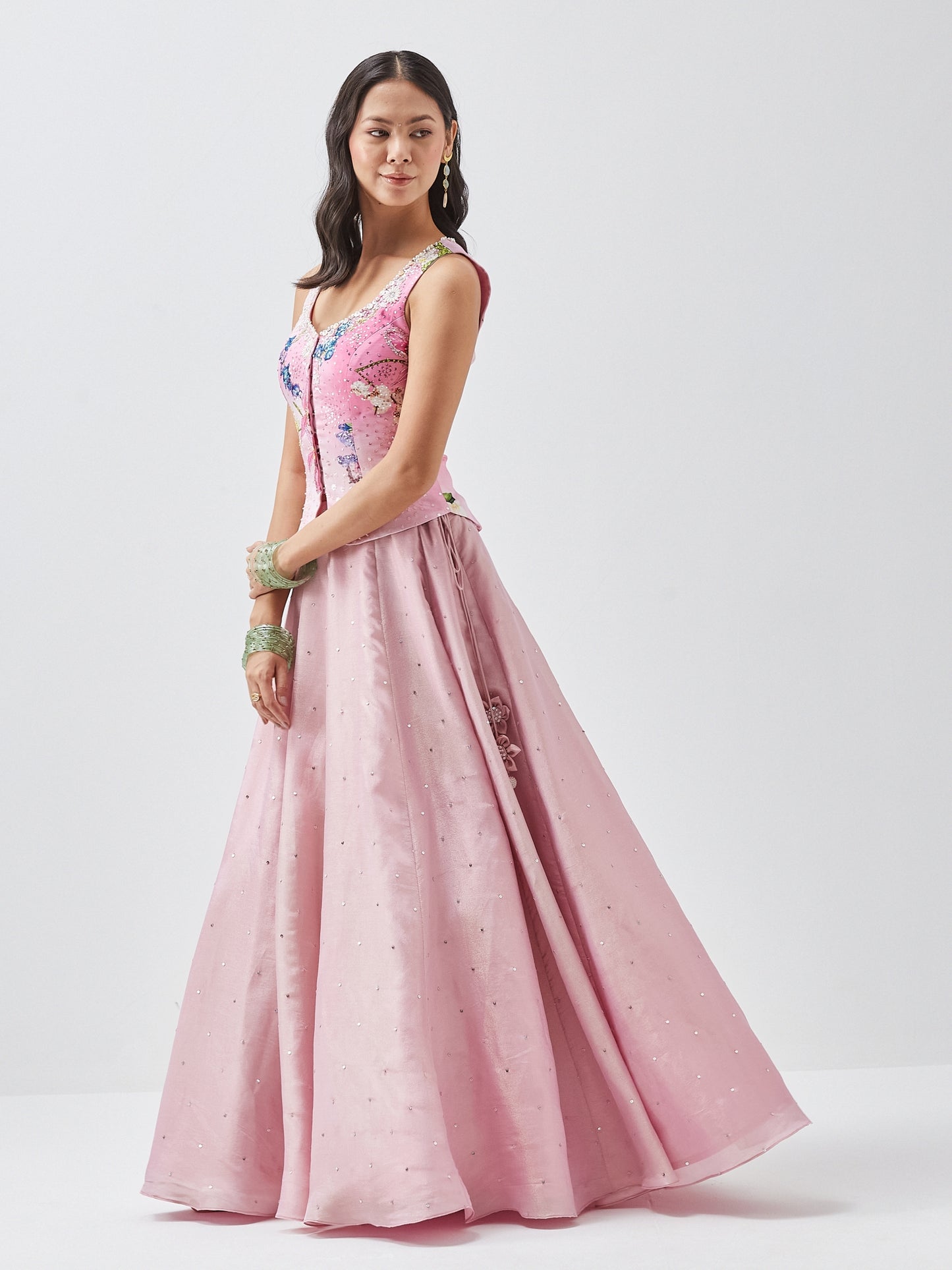 Mystica lehenga set
