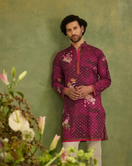Orchid kurta set