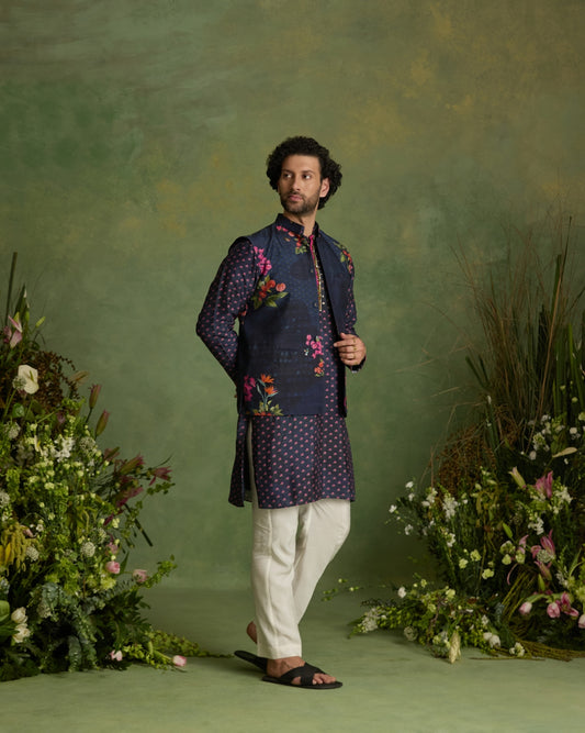 Gul Jacket and kurta set