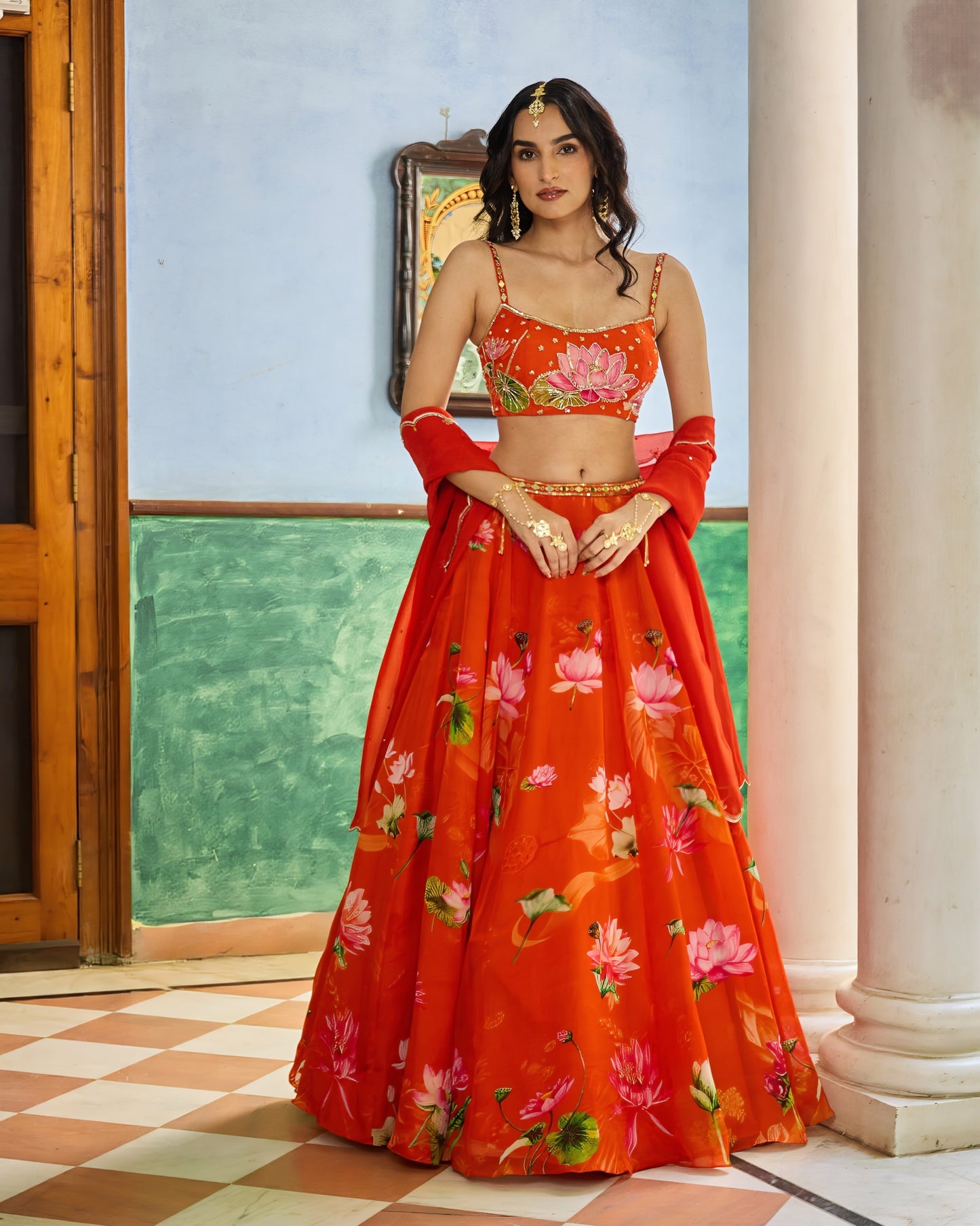 Kamli lehenga set