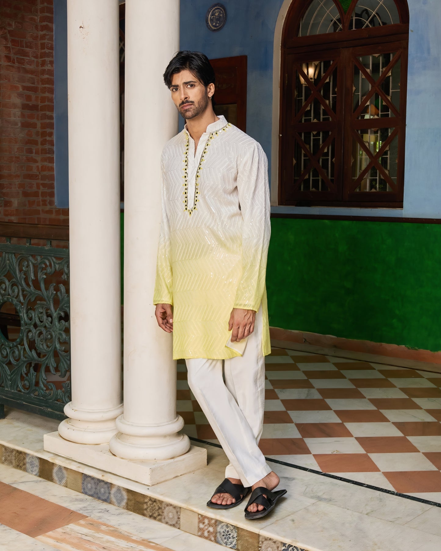 Kesar kurta set