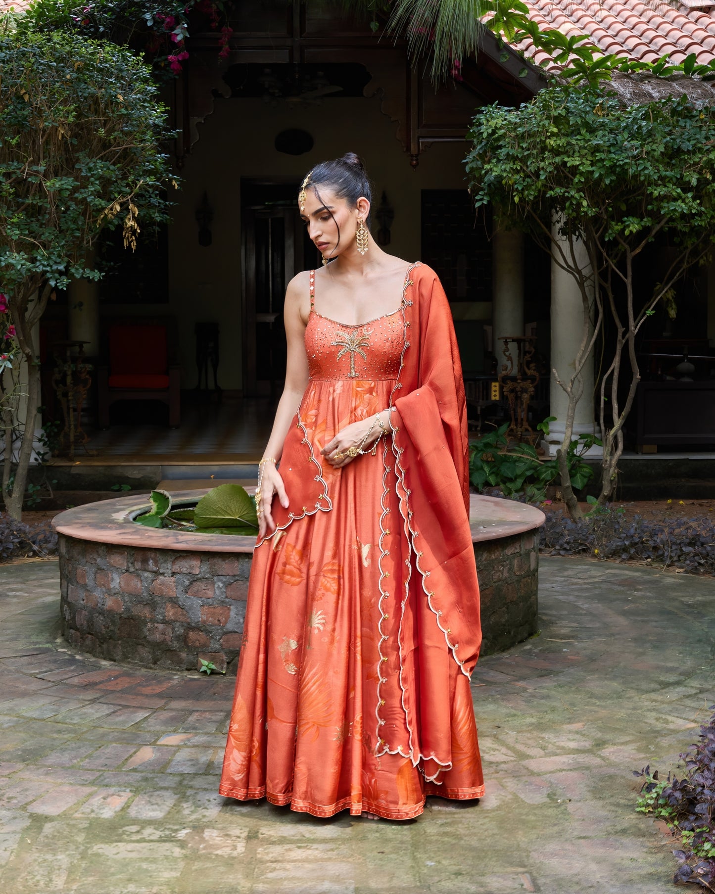 Chand Anarkali dress