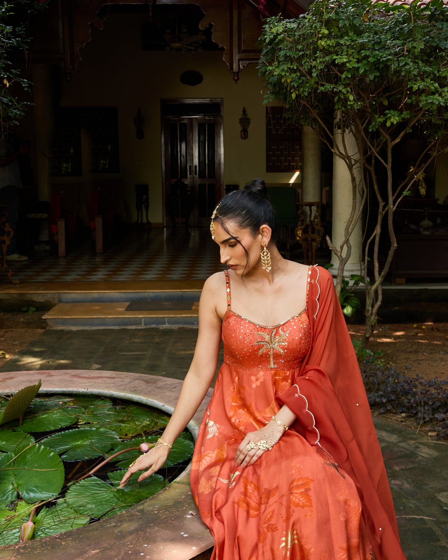 Chand Anarkali dress