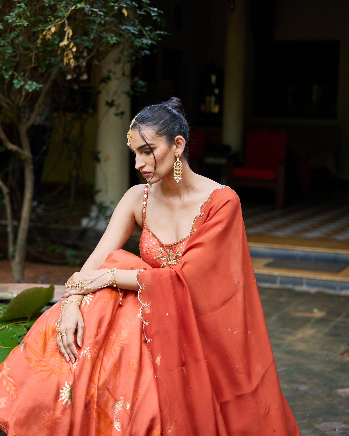 Chand Anarkali dress