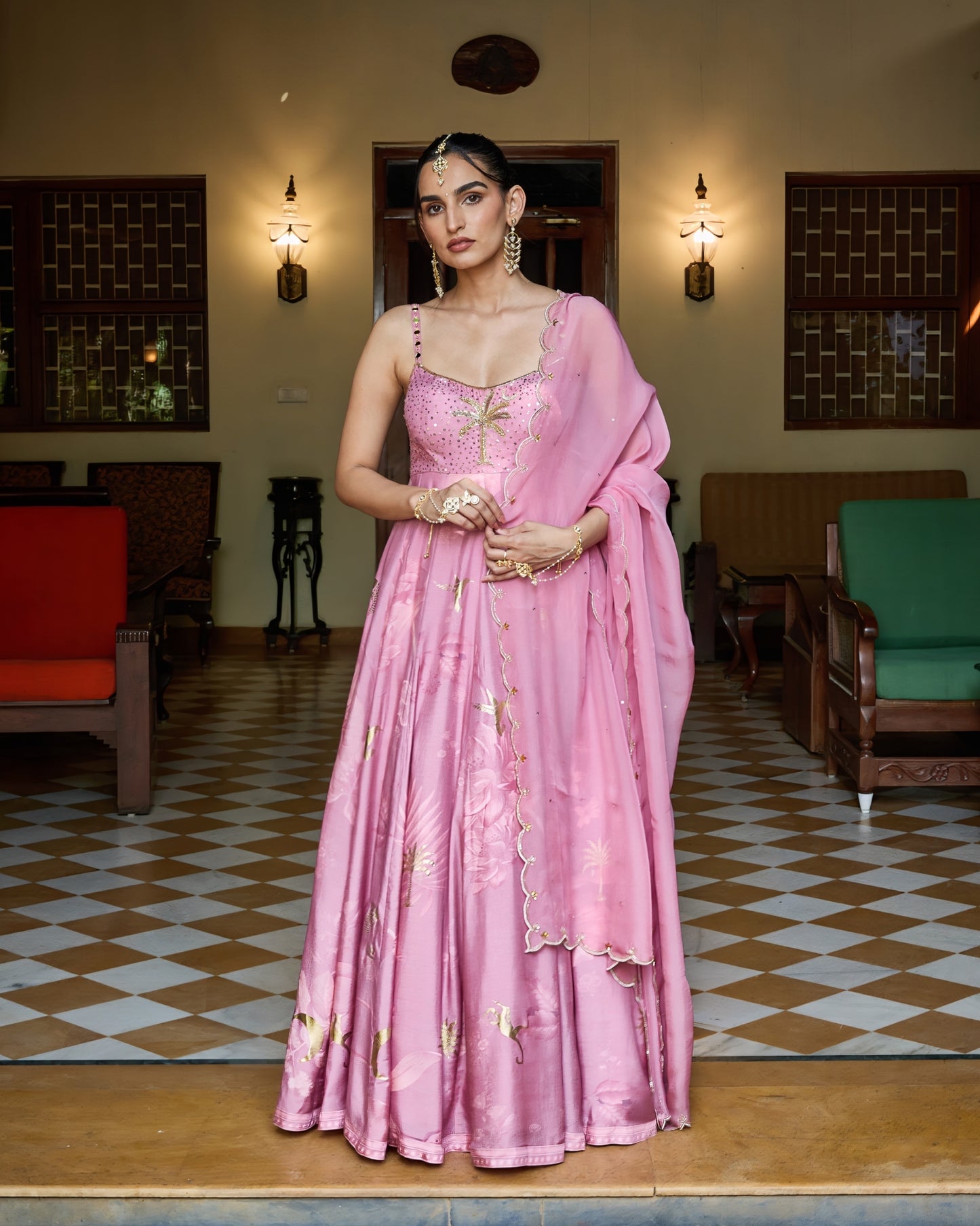 Chand Anarkali dress