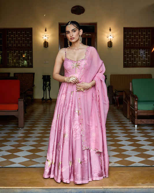 Chand Anarkali dress