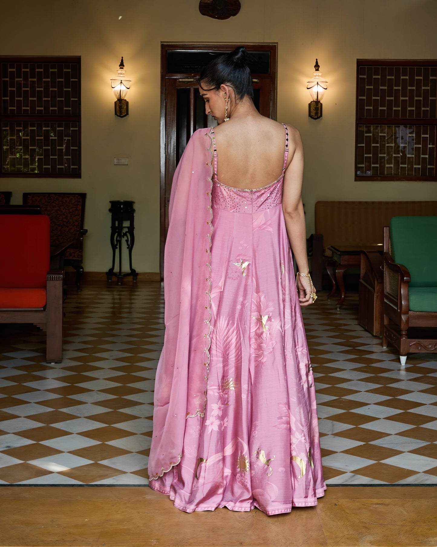 Chand Anarkali dress