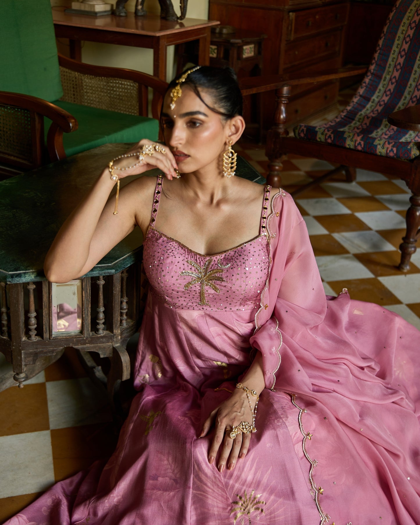 Chand Anarkali dress