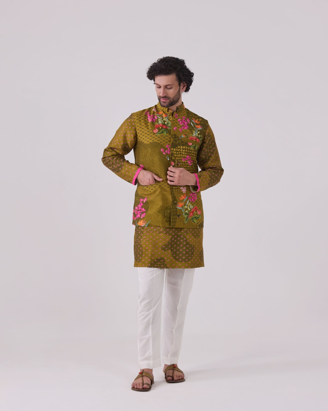 Gul Jacket and kurta set
