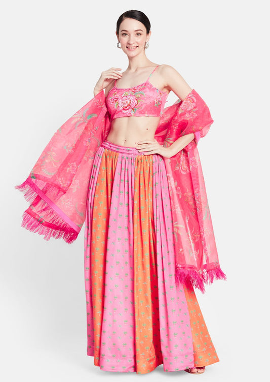 Peony Lehenga Set